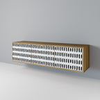 NIGHTY MELODIES 3-Door TV Stand in Oak Effect