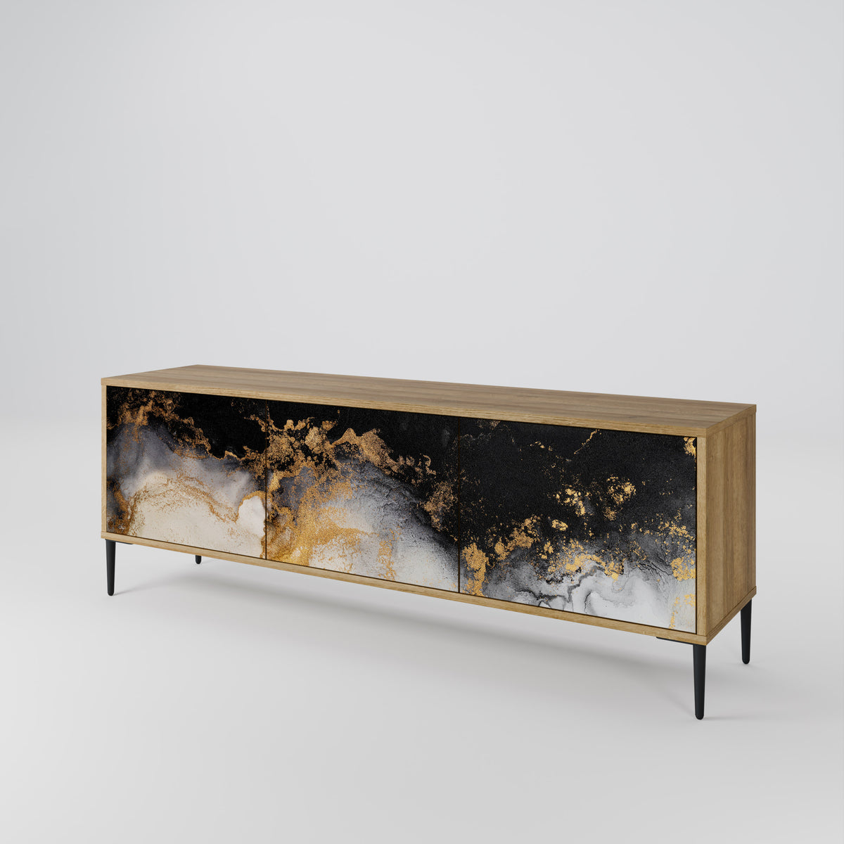 MARBLE OF TOMMORROW 3-Door TV Cabinet