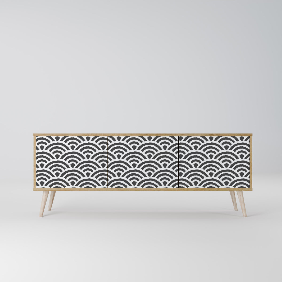 GLOOMY HOST 3-Door TV Cabinet