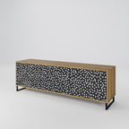 BLINDING LIGHTS 3-Door TV Stand in Oak Effect