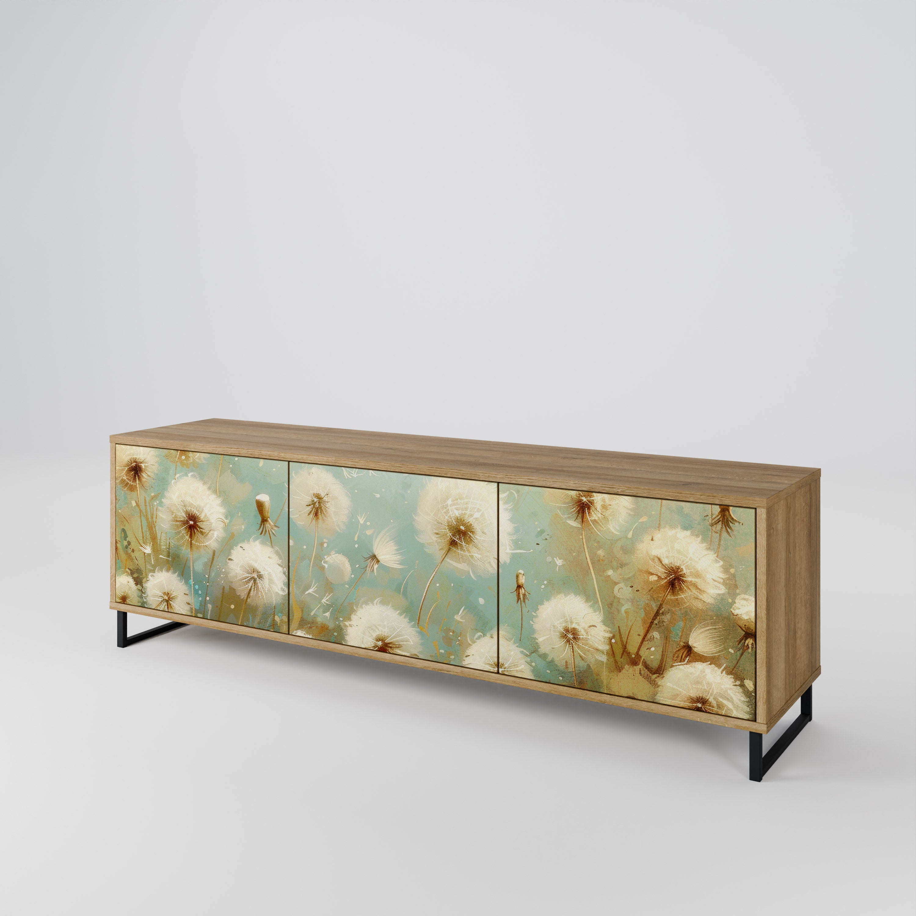 DREAMY MEADOW Mueble de TV de 3 Puertas