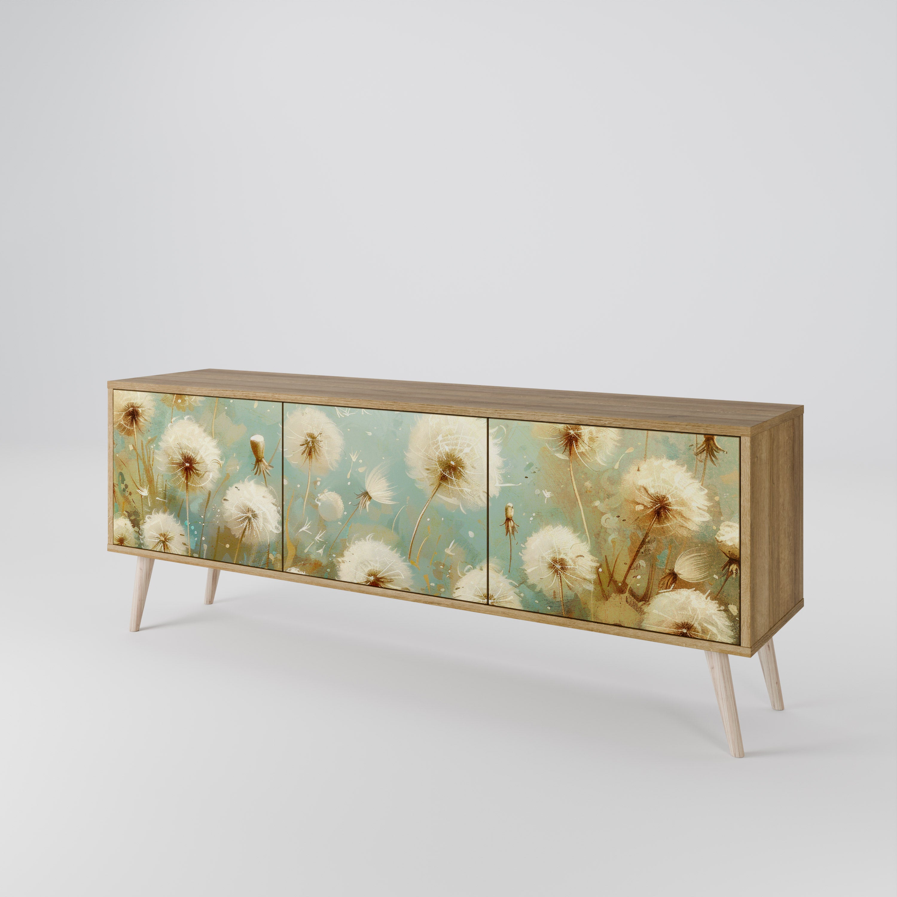 DREAMY MEADOW Mueble de TV de 3 Puertas