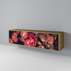 NEVERENDING BLOOM 3-Door TV Stand in Oak Effect