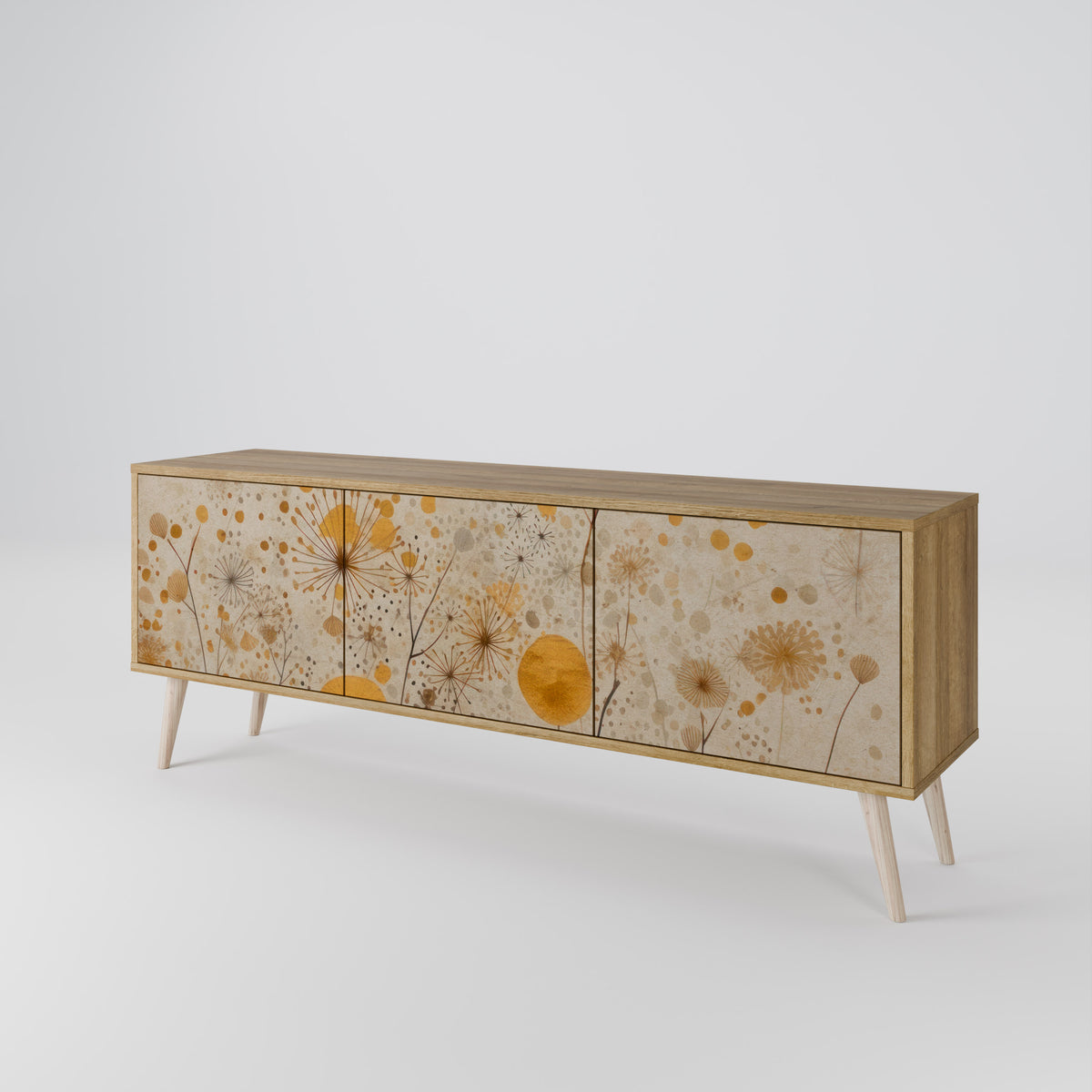 MORNING GLADE Mueble de TV de 3 Puertas