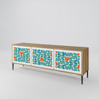 BE THE CHANGE 3-Door TV Stand in Oak Effect