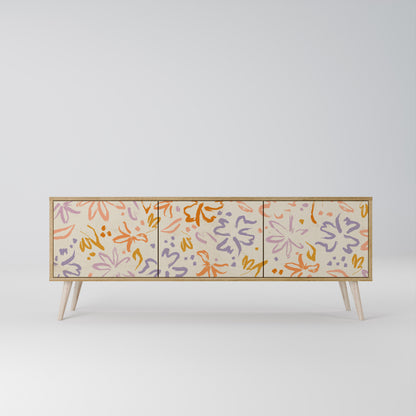 SPRING WHIMSY Mueble de TV de 3 Puertas