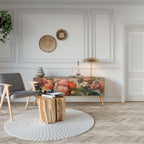 STYLISH BEAUTY 3-Door TV Stand in Oak Effect