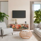 STYLISH BEAUTY 3-Door TV Stand in Oak Effect