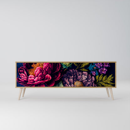 BLOOMING ELEGANCE Mueble de TV de 3 Puertas