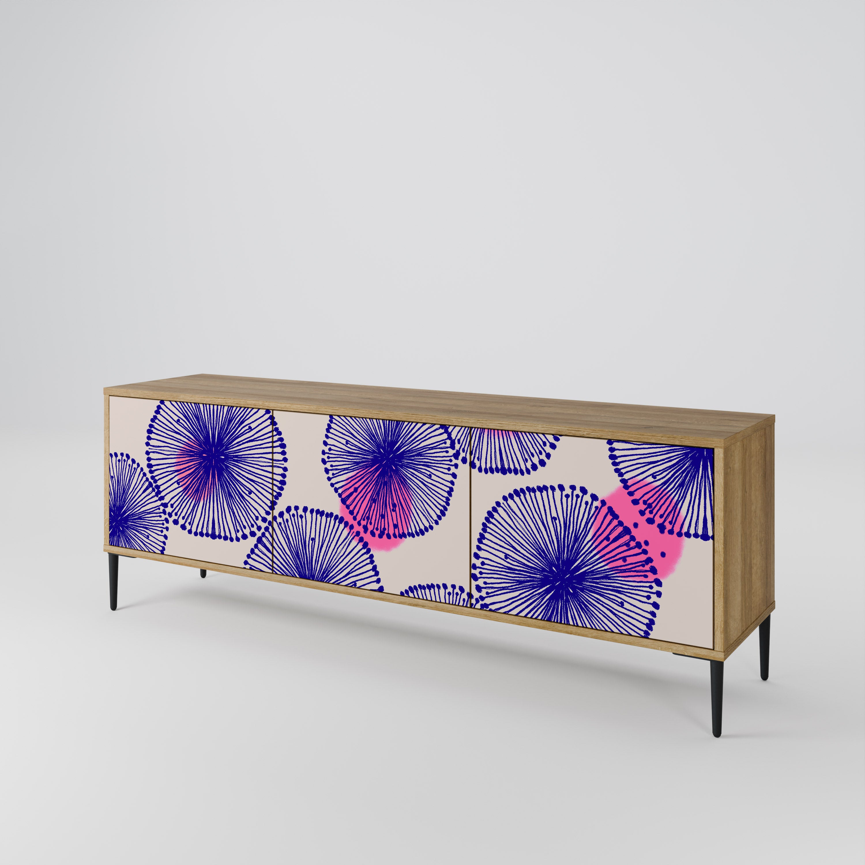 MAGIC NATURE Mueble de TV de 3 Puertas