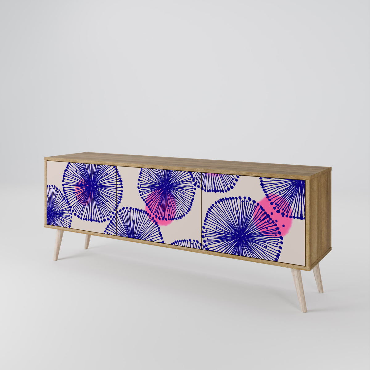 MAGIC NATURE Mueble de TV de 3 Puertas