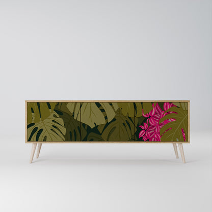 TROPICAL BEAUTY Mueble de TV de 3 Puertas