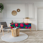 SPRING THOUGHTS 3-Door TV Stand in Oak Effect