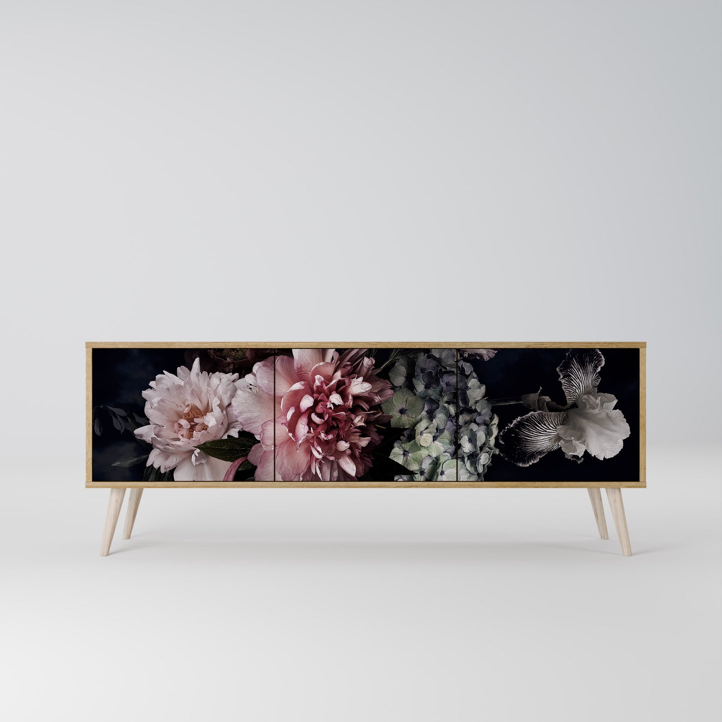 PURE BLOSSOM Mueble de TV de 3 Puertas