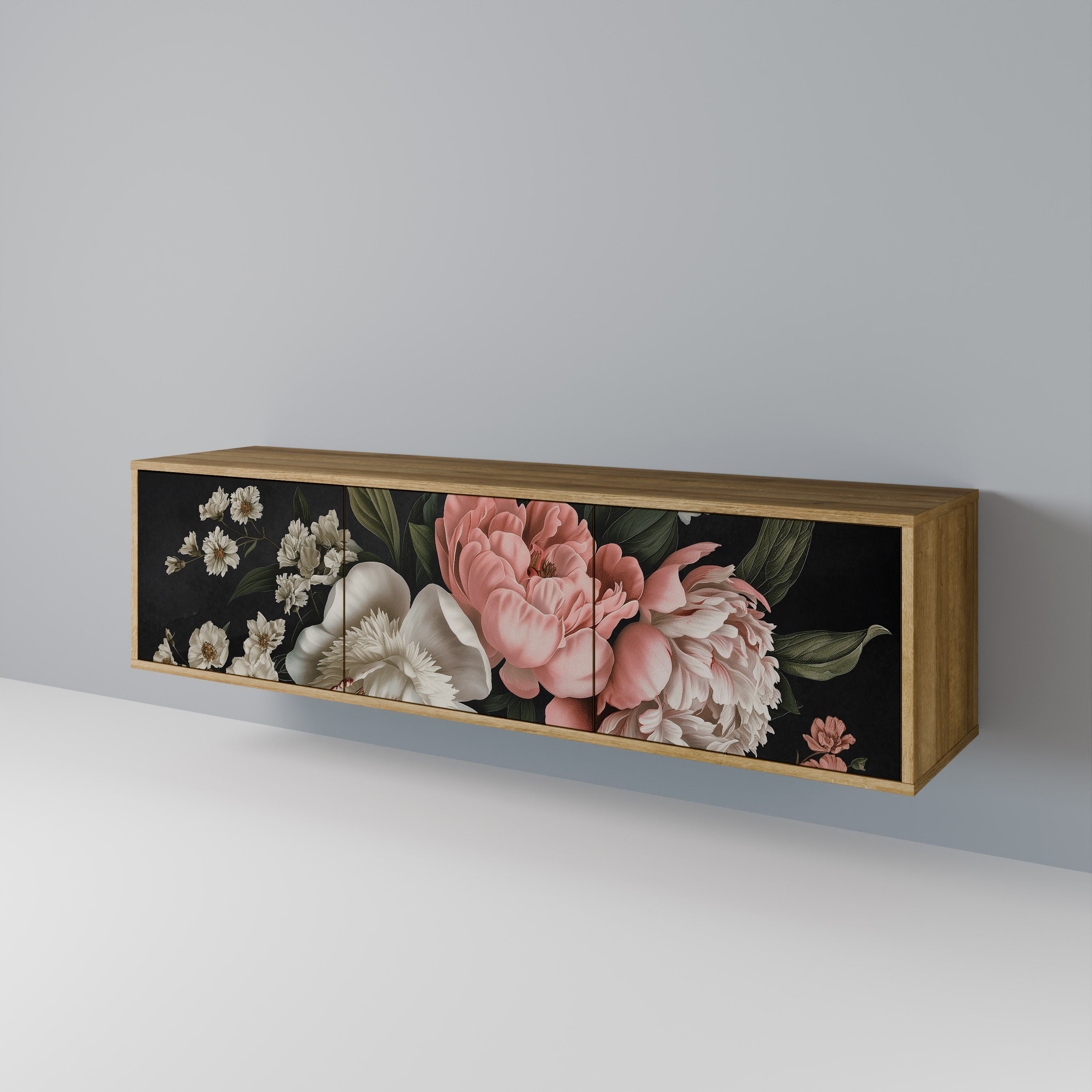 LUSH ELEGANCE Mueble de TV de 3 Puertas