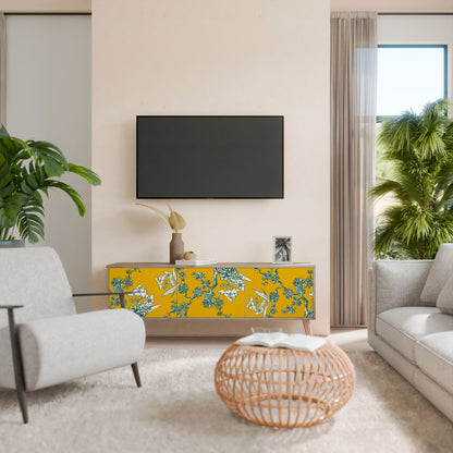 YELLOW CHINOISERIE Mueble de TV de 3 Puertas