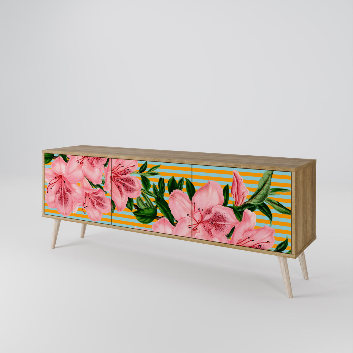 FRAGILE BEAUTY 3-Door TV Cabinet