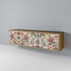 ORGANIC FOLKLORE 3-Door TV Stand in Oak Effect