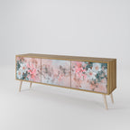 CHERRY BLOSSOM 3-Door TV Stand in Oak Effect