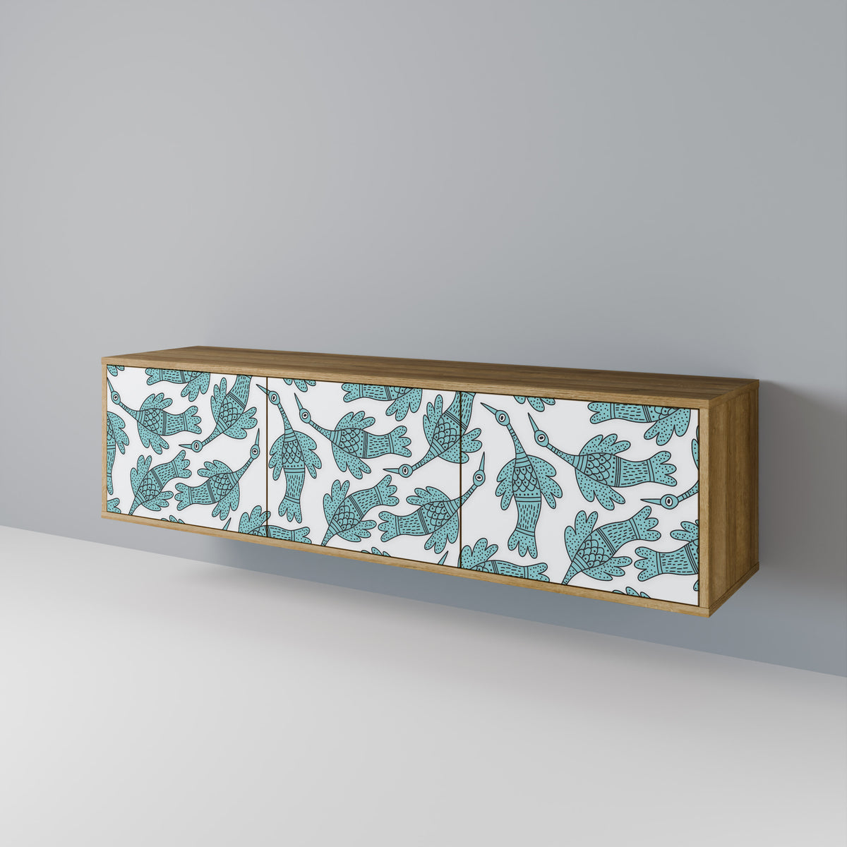 WATERSPOUT SONGIBIRD 3-Door TV Cabinet