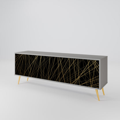 BRIGHT MESH Mueble de TV de 3 Puertas