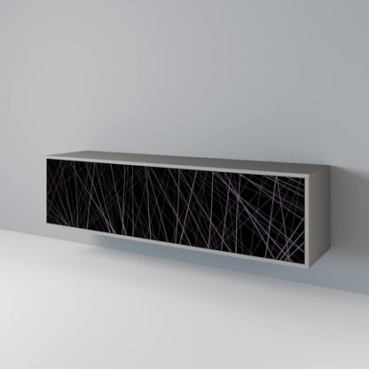 SHIMMER SPIDERGRAM Mueble de TV de 3 Puertas
