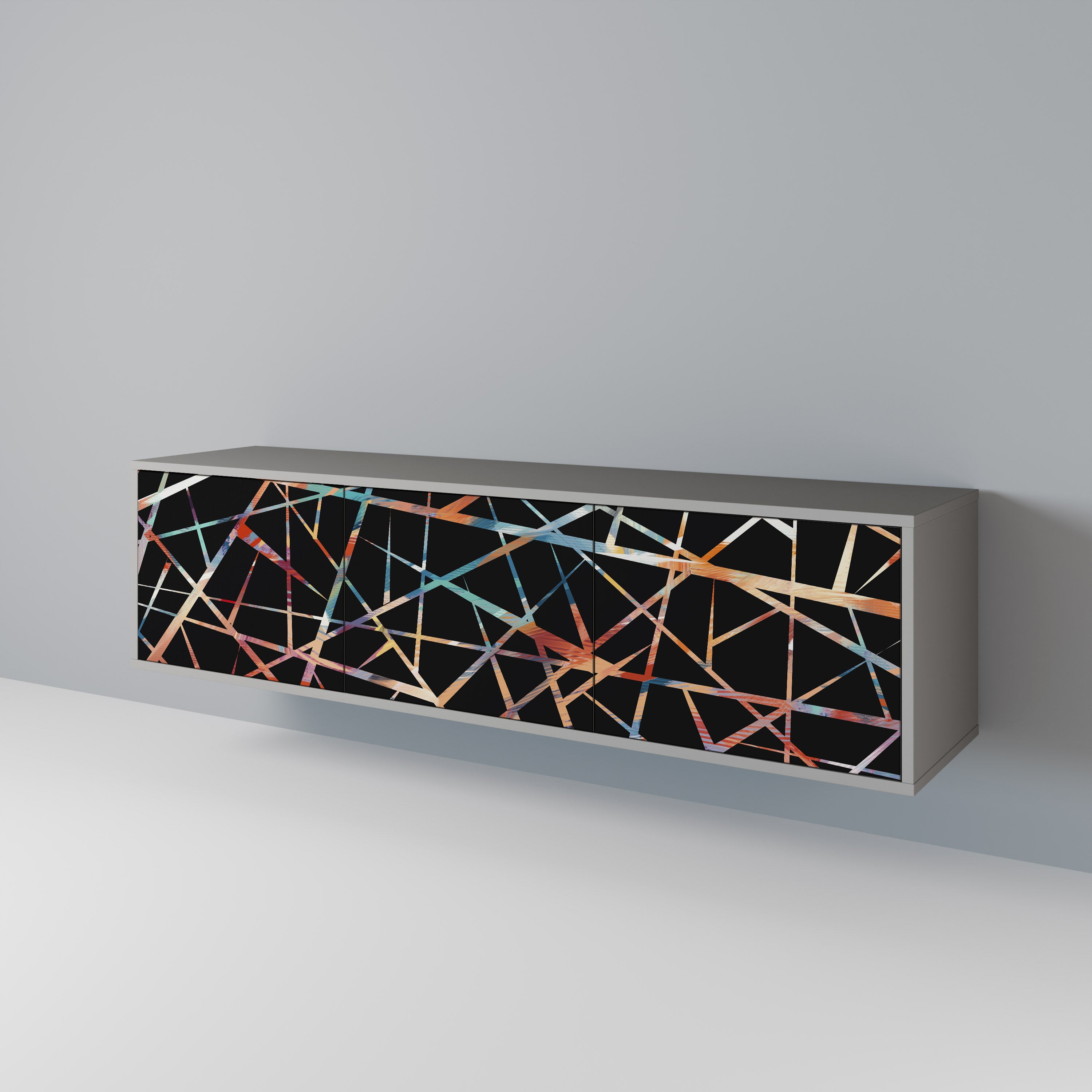 POLYGON VERVE Mueble de TV de 3 Puertas