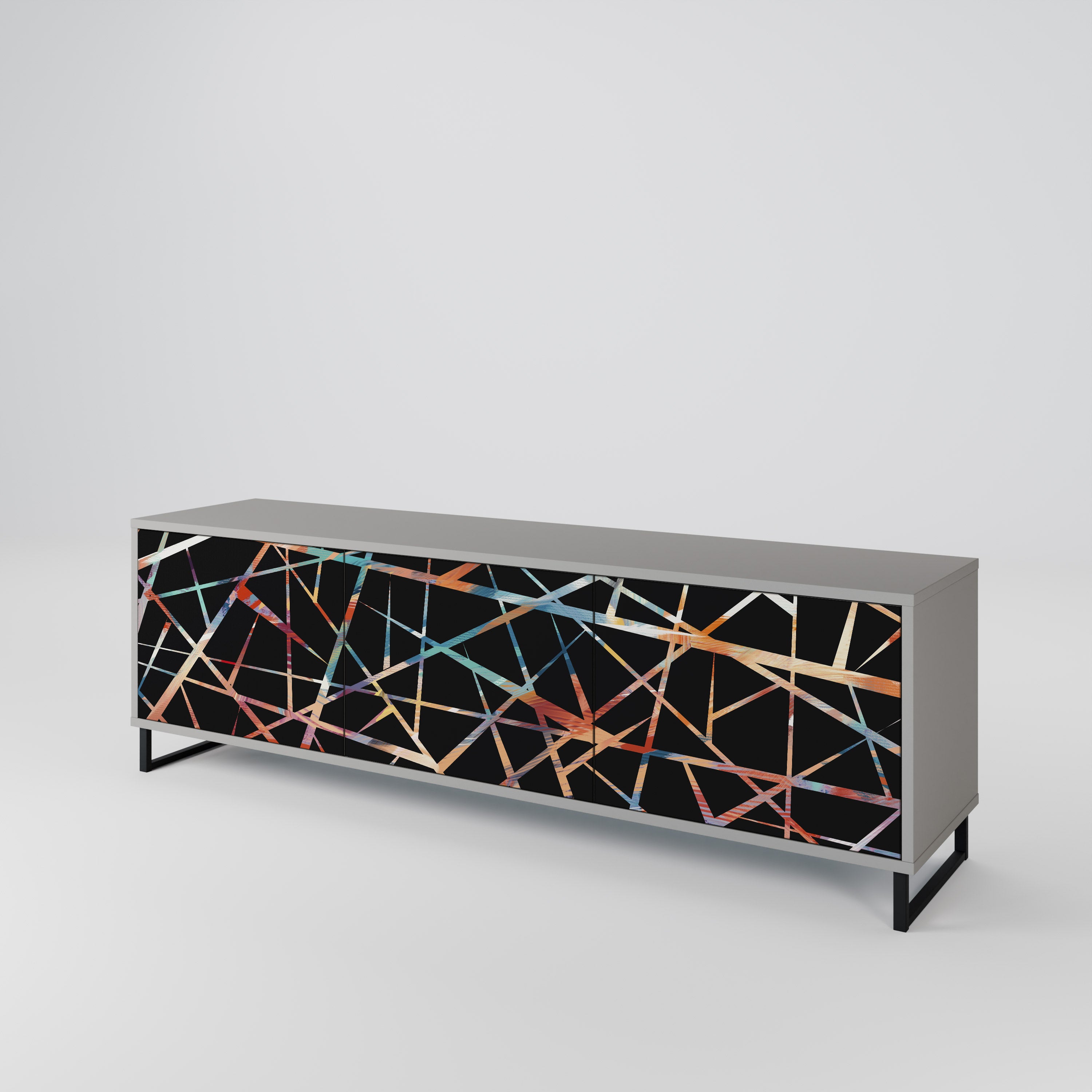 POLYGON VERVE Mueble de TV de 3 Puertas