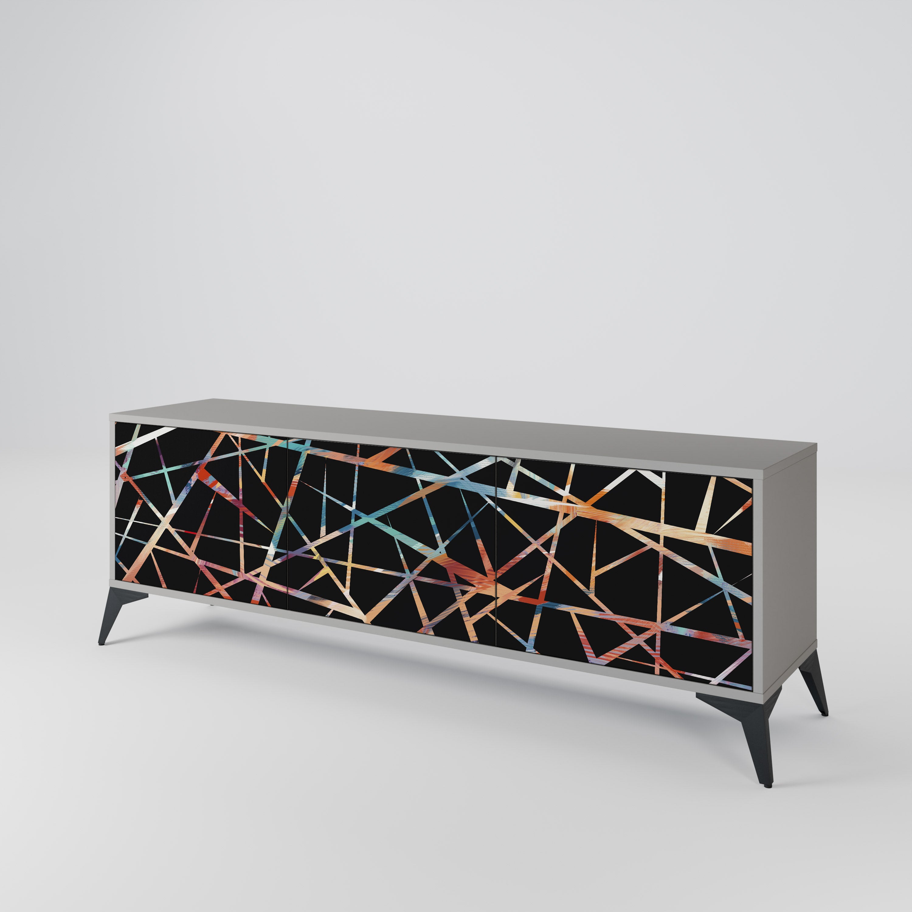 POLYGON VERVE Mueble de TV de 3 Puertas