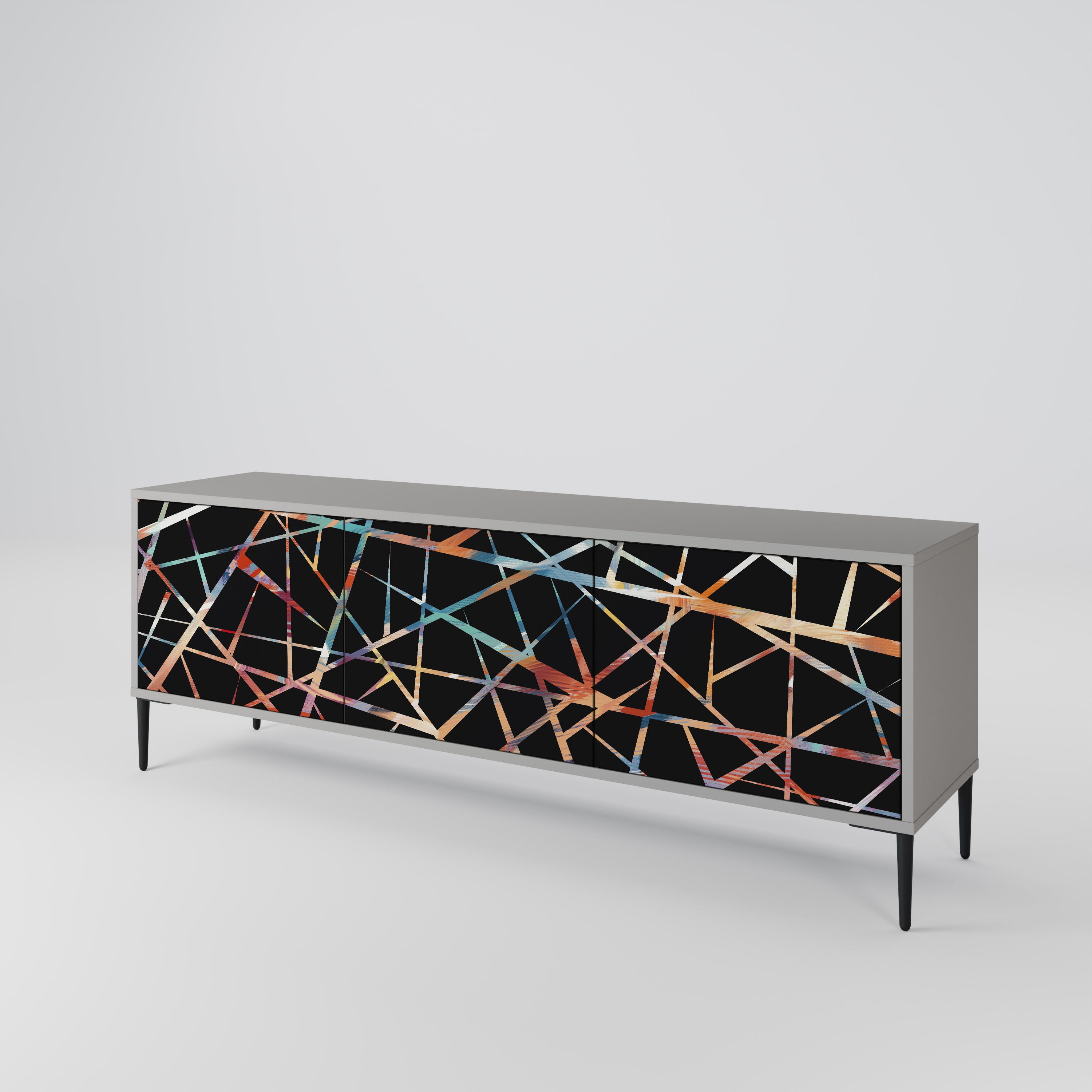 POLYGON VERVE Mueble de TV de 3 Puertas