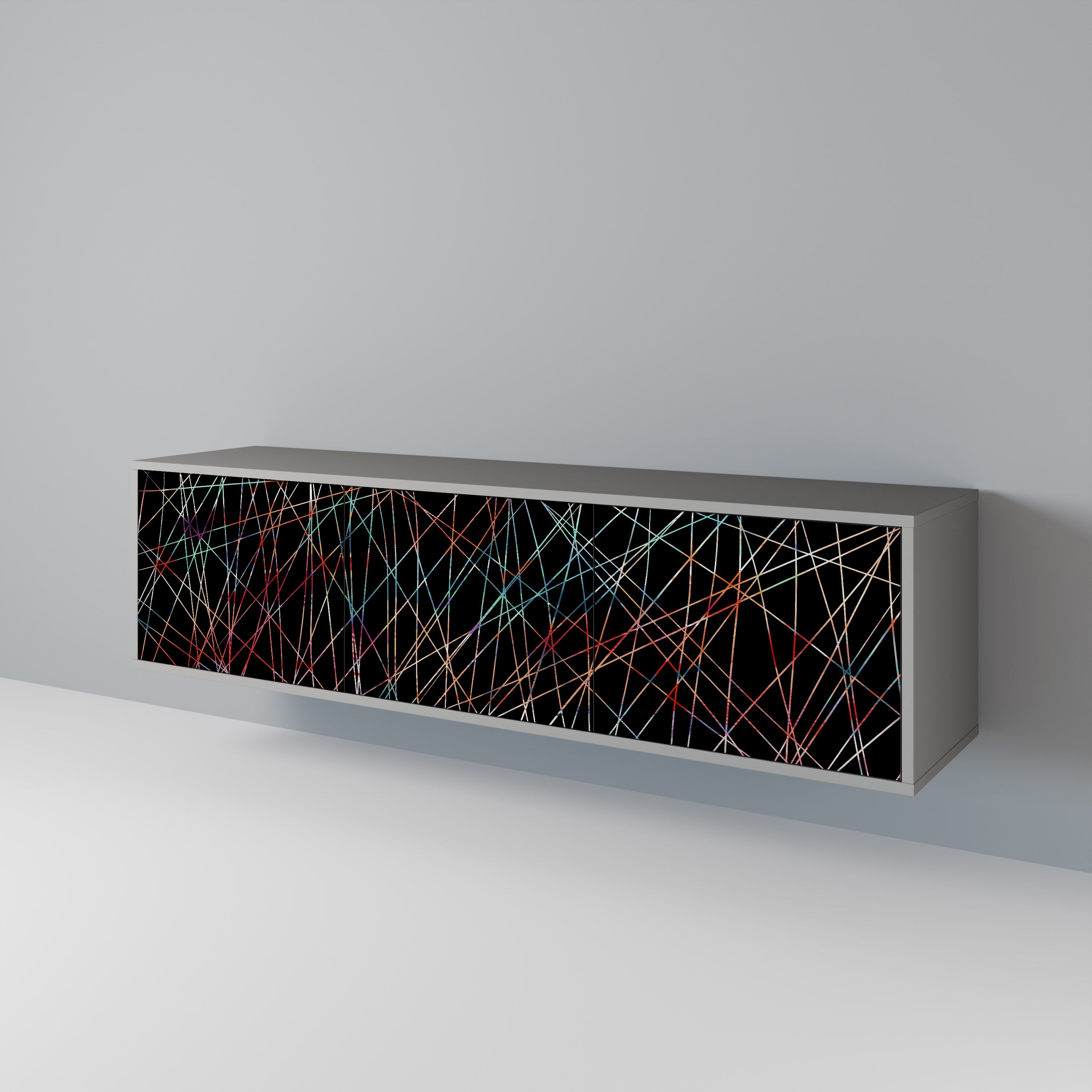 LUMINOUS SNARE Mueble de TV de 3 Puertas