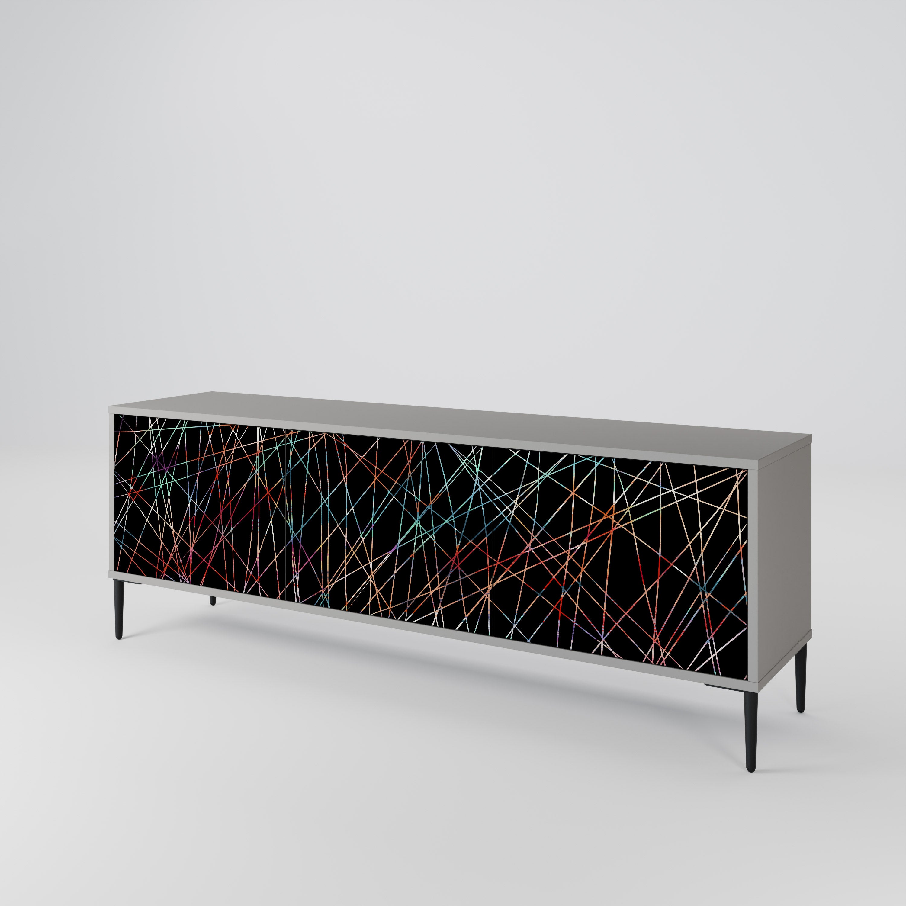 LUMINOUS SNARE Mueble de TV de 3 Puertas