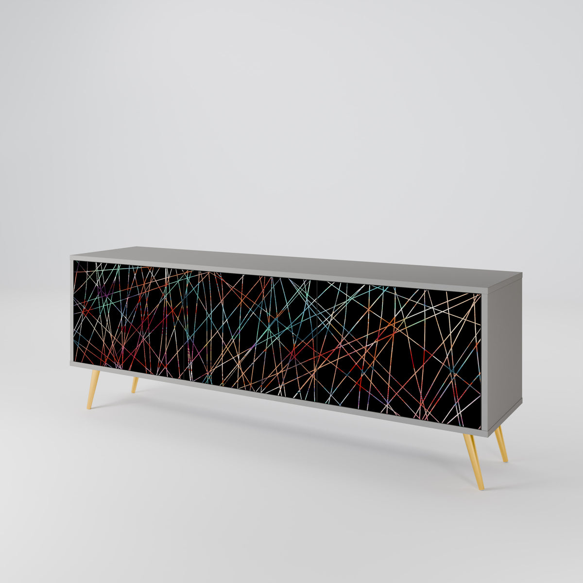 LUMINOUS SNARE Mueble de TV de 3 Puertas