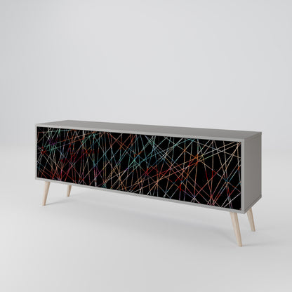 LUMINOUS SNARE Mueble de TV de 3 Puertas