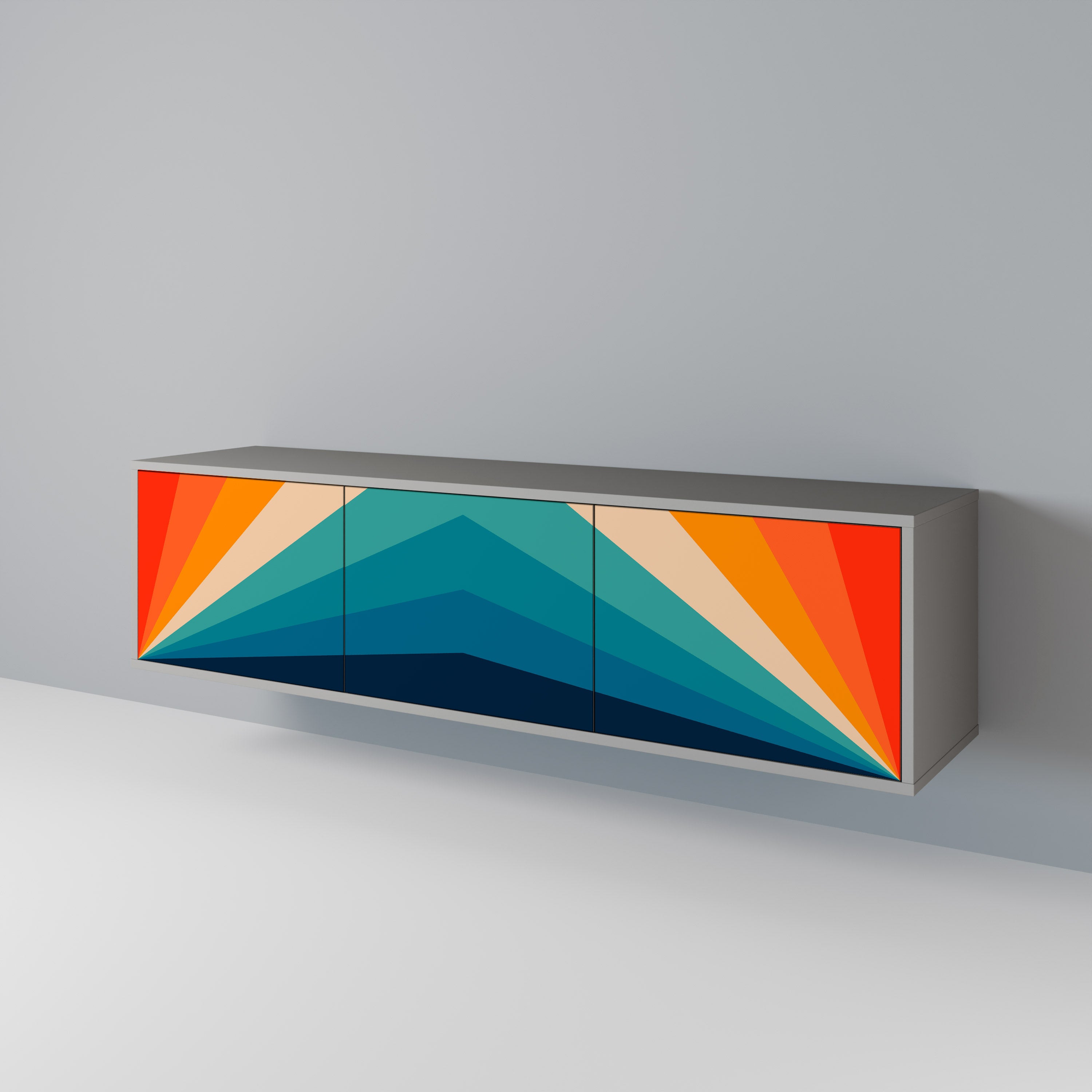 PRISM CONCUSSION Mueble de TV de 3 Puertas