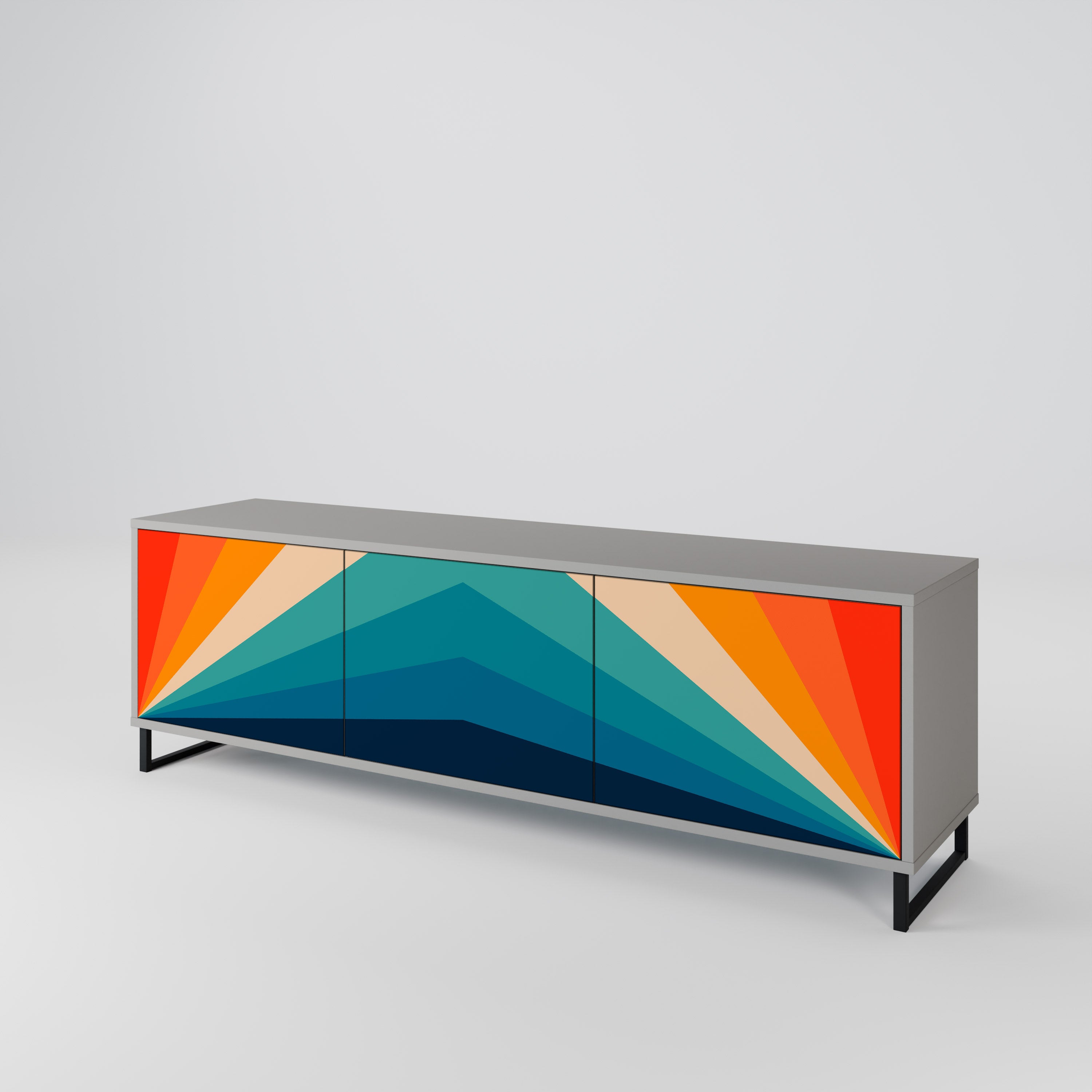 PRISM CONCUSSION Mueble de TV de 3 Puertas