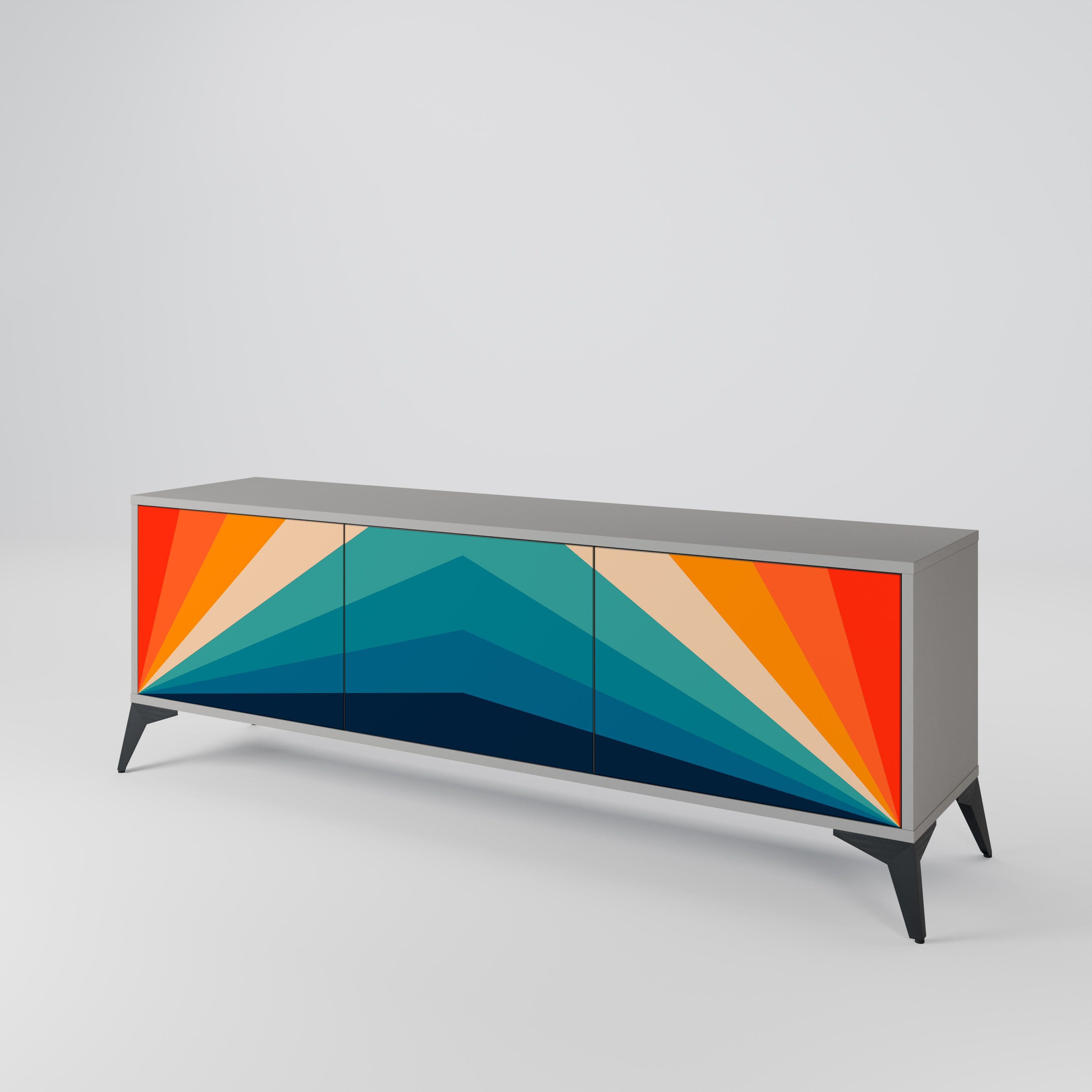 PRISM CONCUSSION Mueble de TV de 3 Puertas