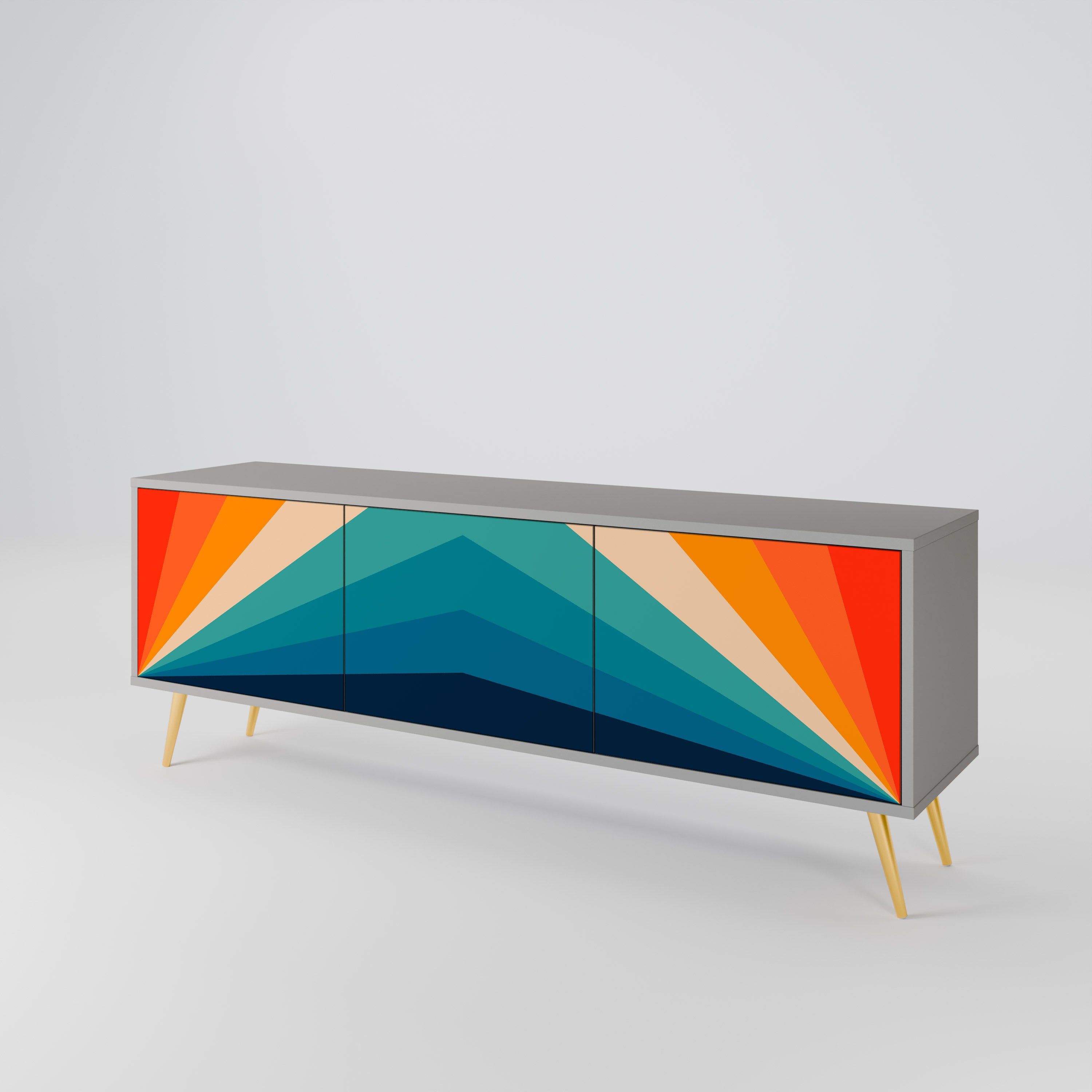 PRISM CONCUSSION Mueble de TV de 3 Puertas