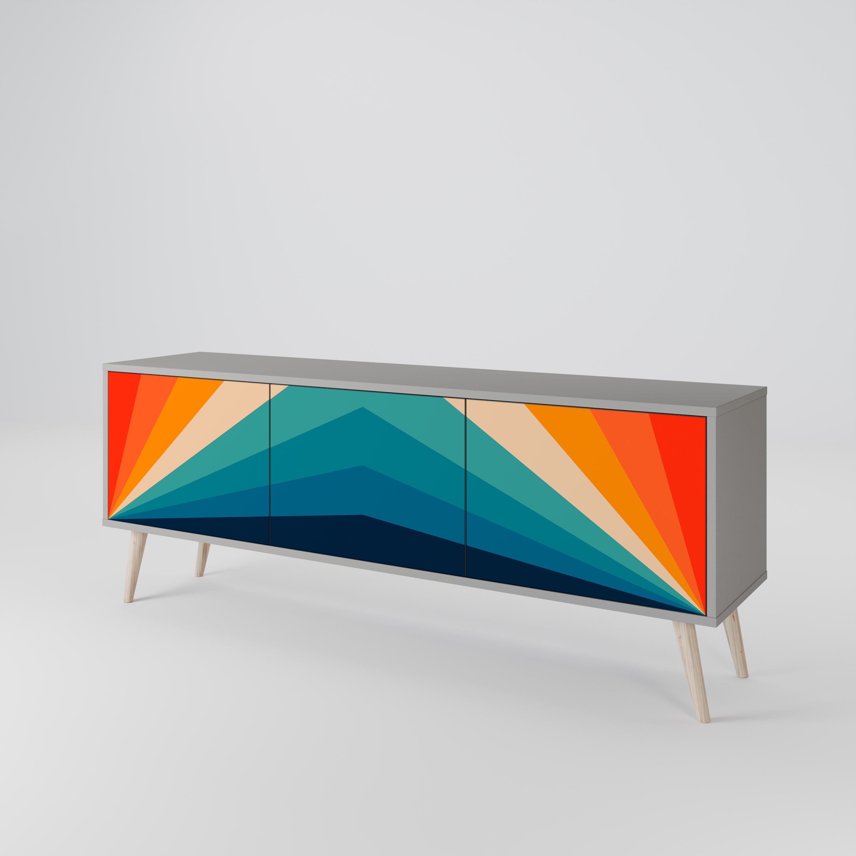 PRISM CONCUSSION Mueble de TV de 3 Puertas