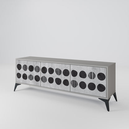 GHOSTLY GRADIENTS Mueble de TV de 3 Puertas