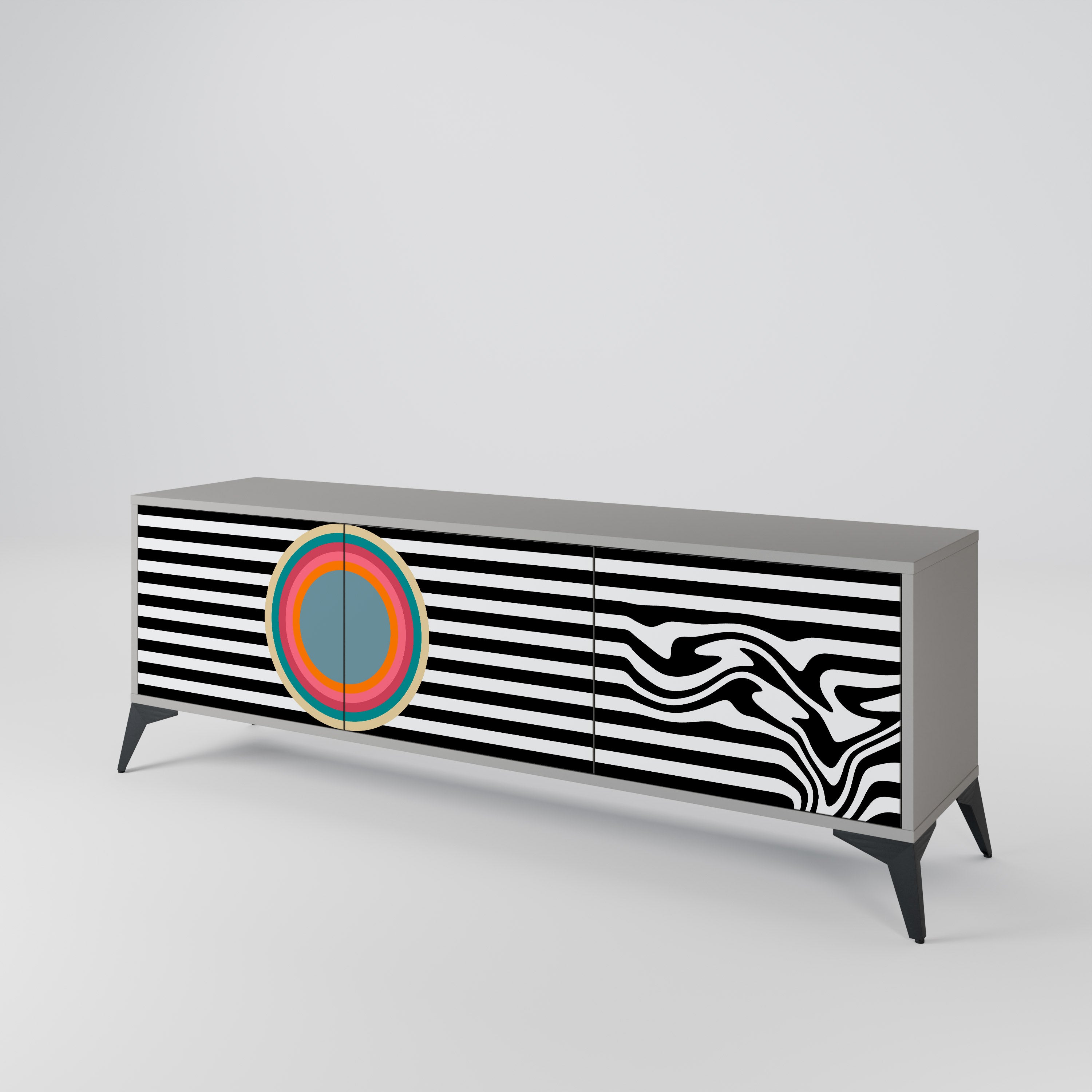 SPECTRA SHOWCASE Mueble de TV de 3 Puertas