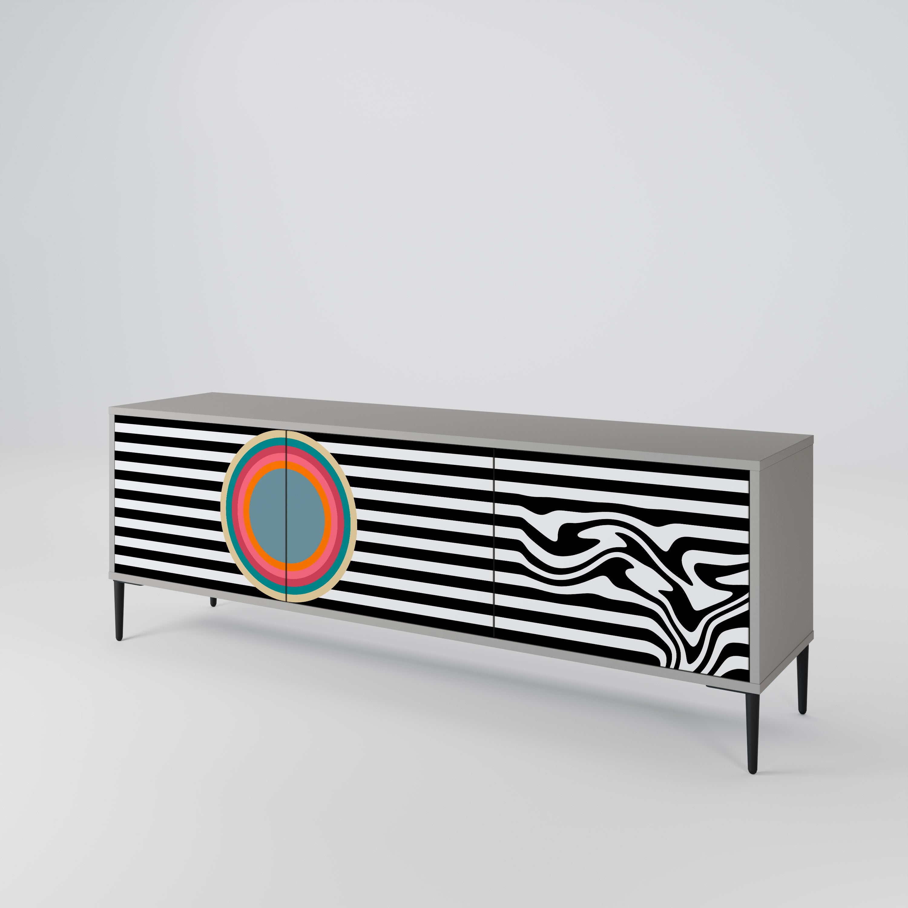 SPECTRA SHOWCASE Mueble de TV de 3 Puertas