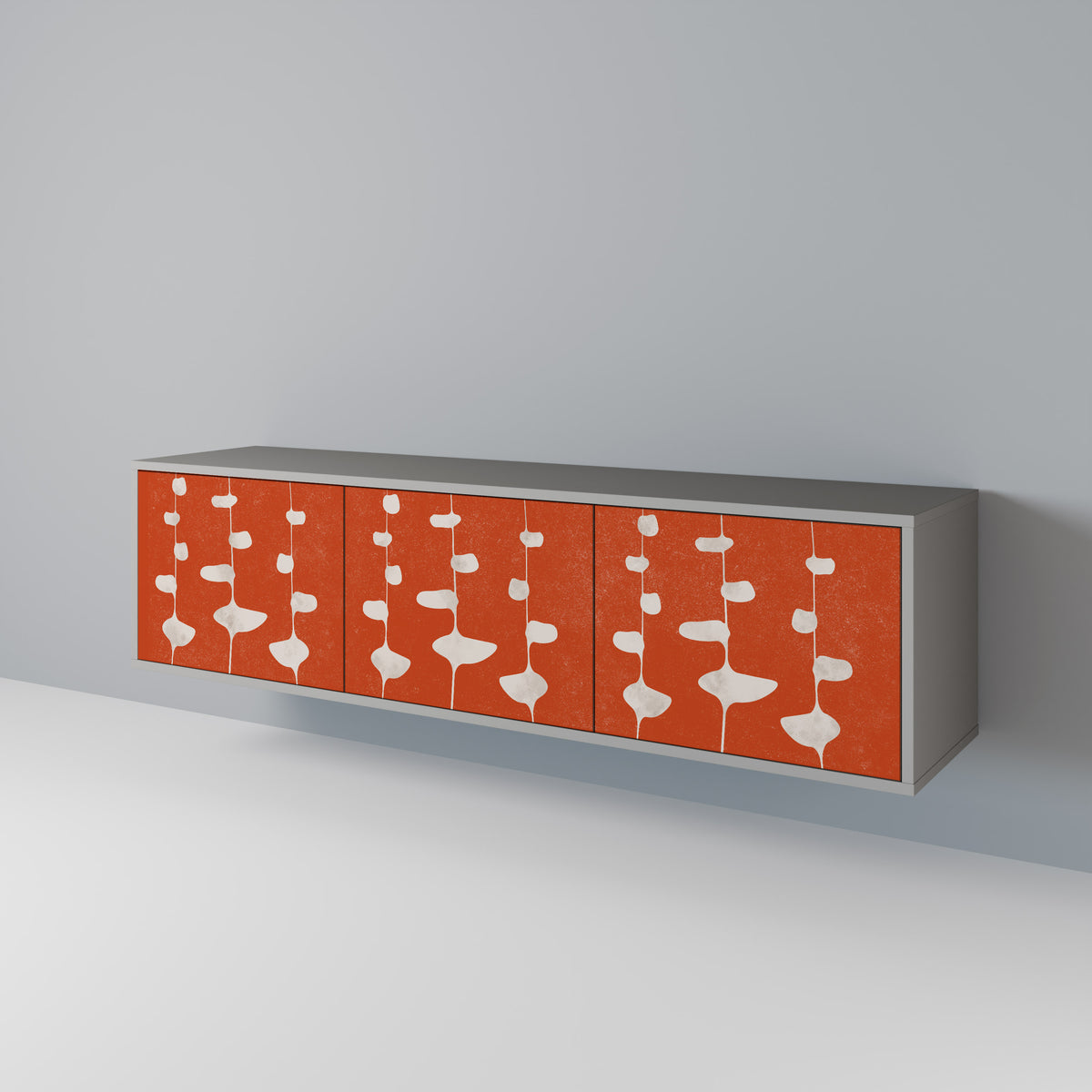 COURAGE MOLD Mueble de TV de 3 Puertas