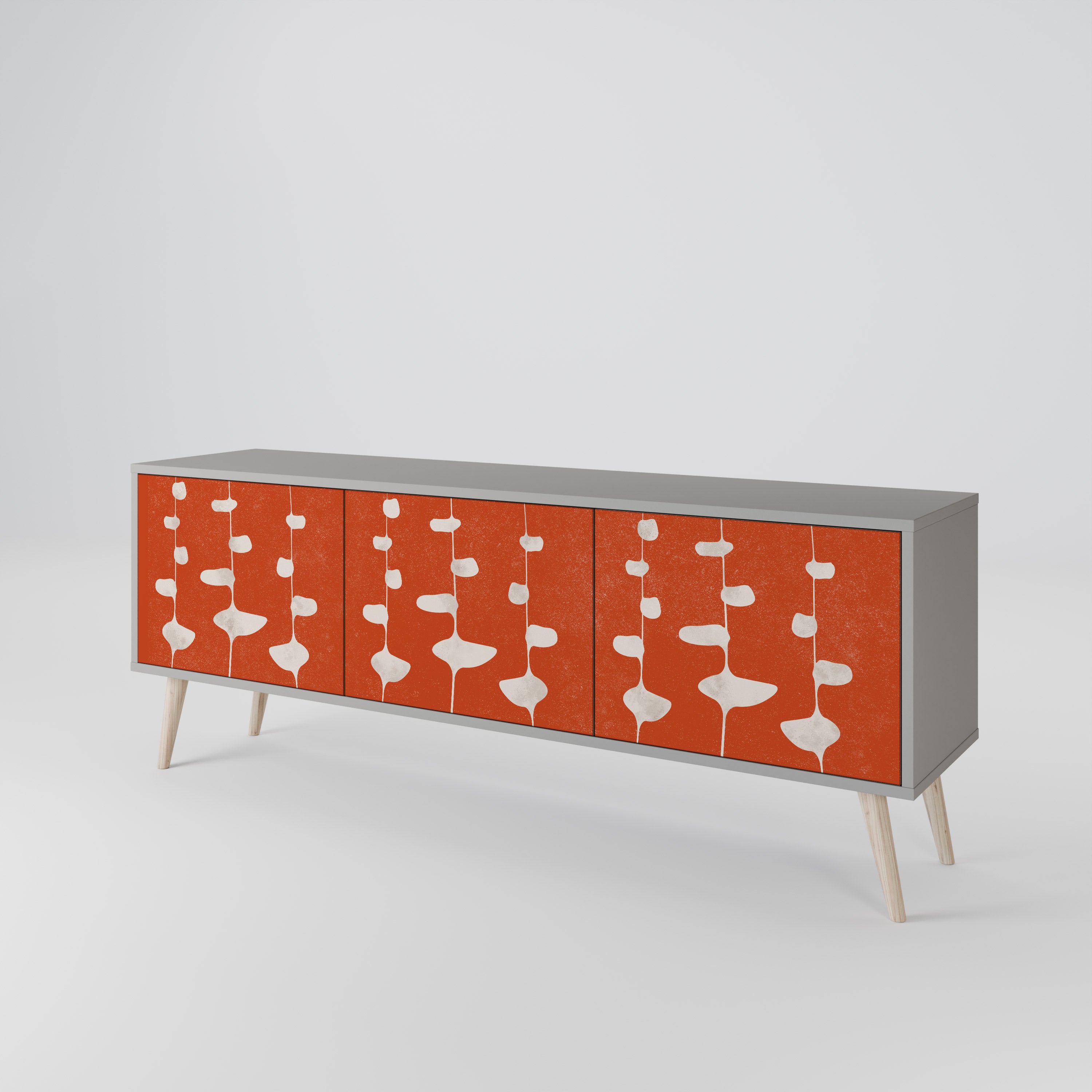 COURAGE MOLD Mueble de TV de 3 Puertas