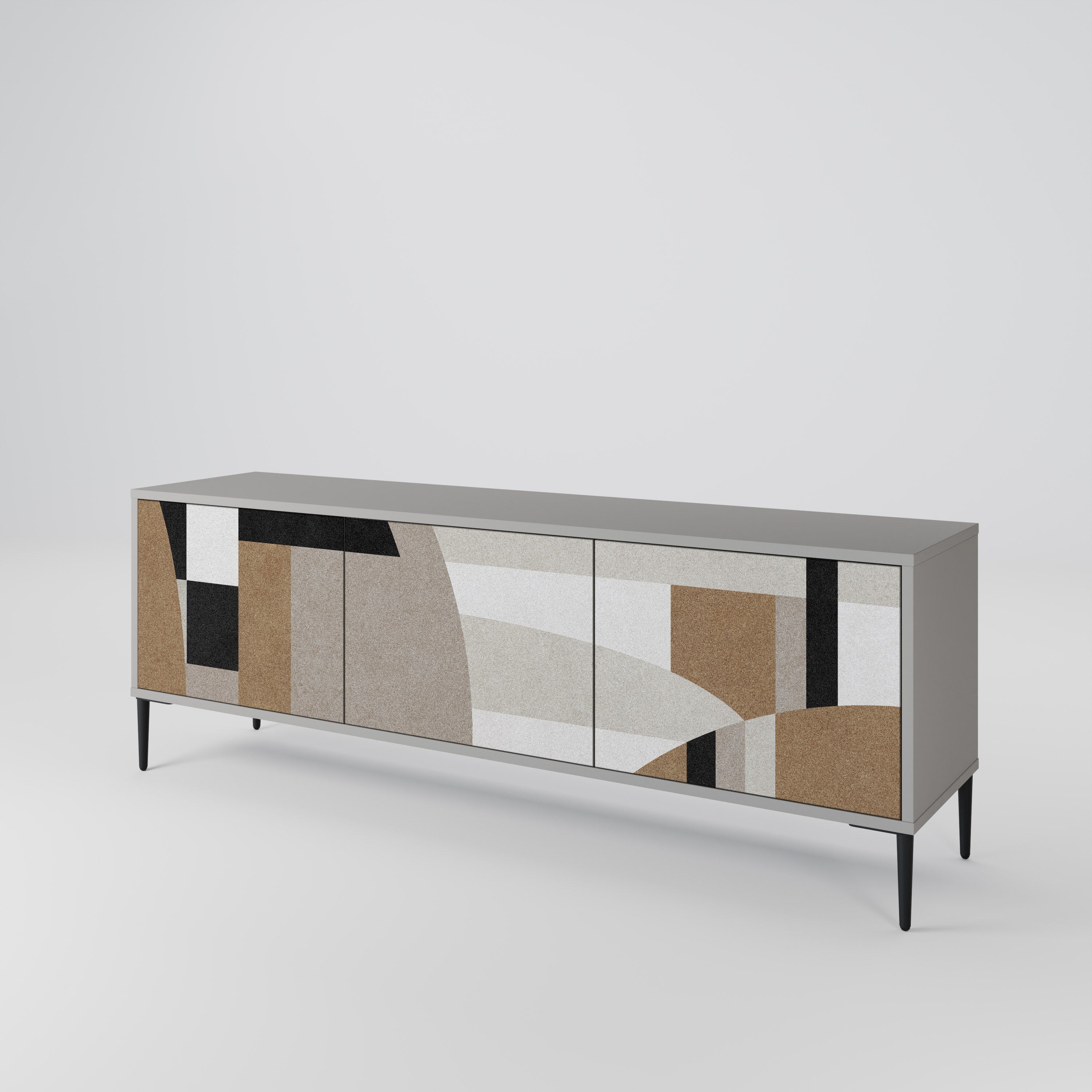 DELICATE MEMENTO Mueble de TV de 3 Puertas