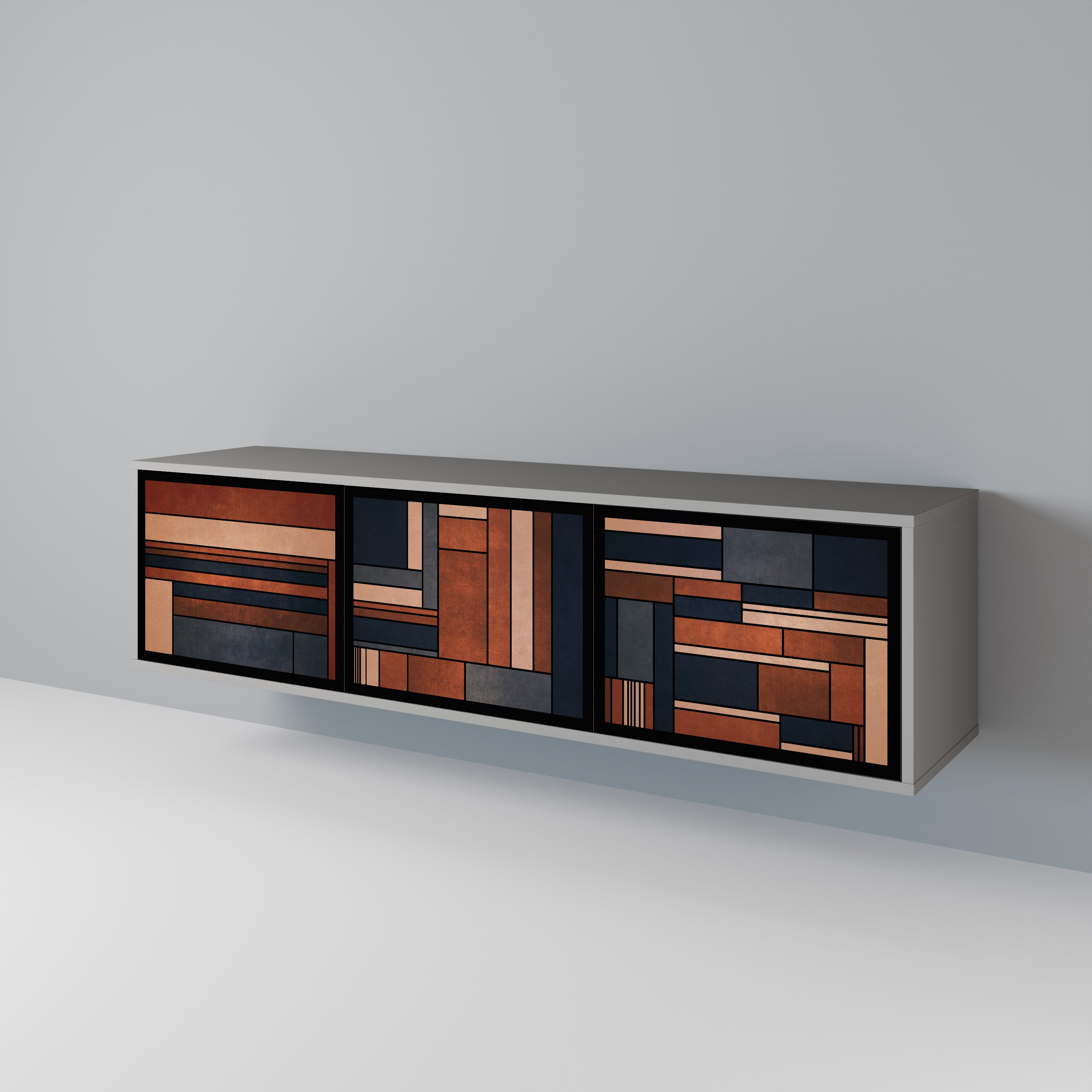 INTREPID FORMATION Mueble de TV de 3 Puertas