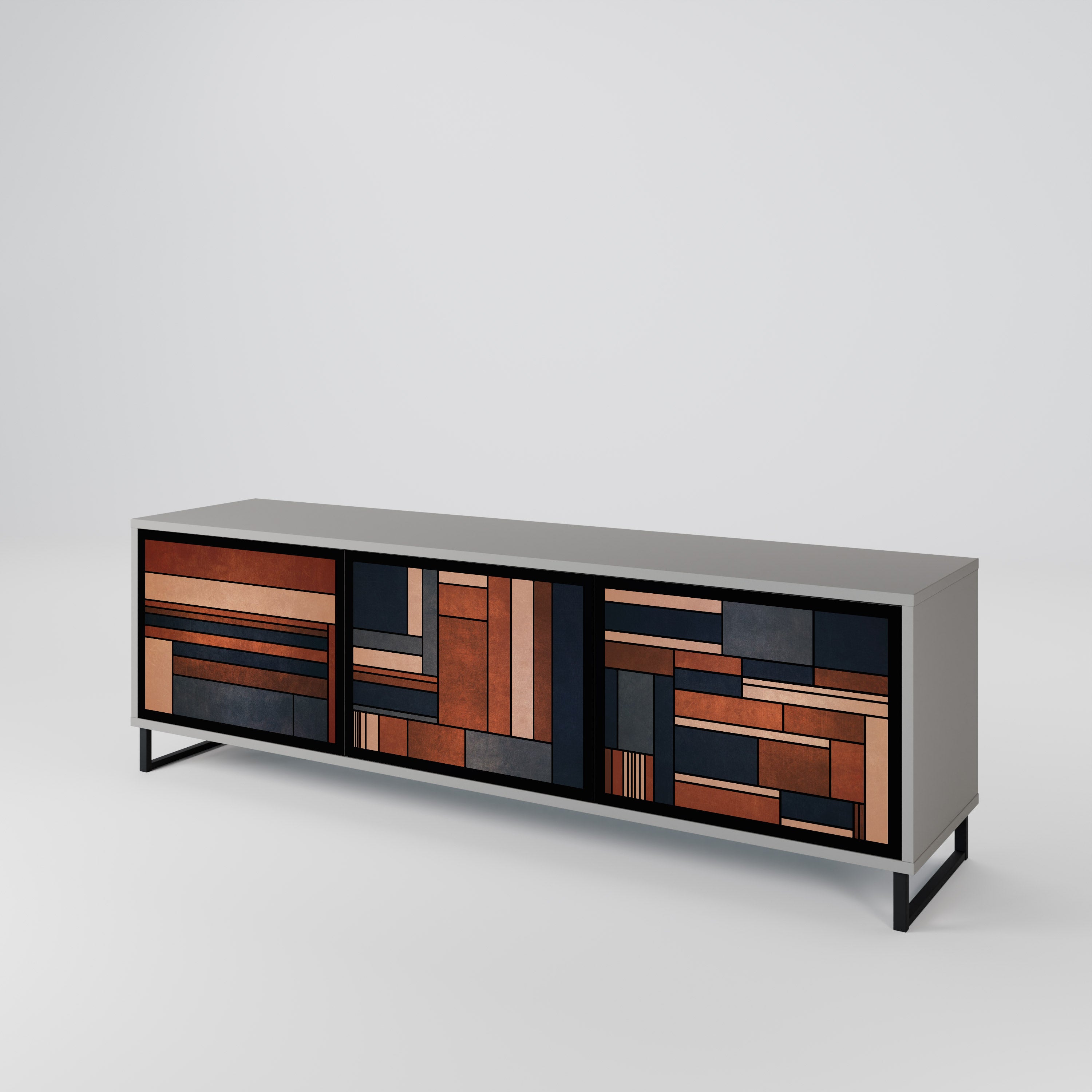INTREPID FORMATION Mueble de TV de 3 Puertas