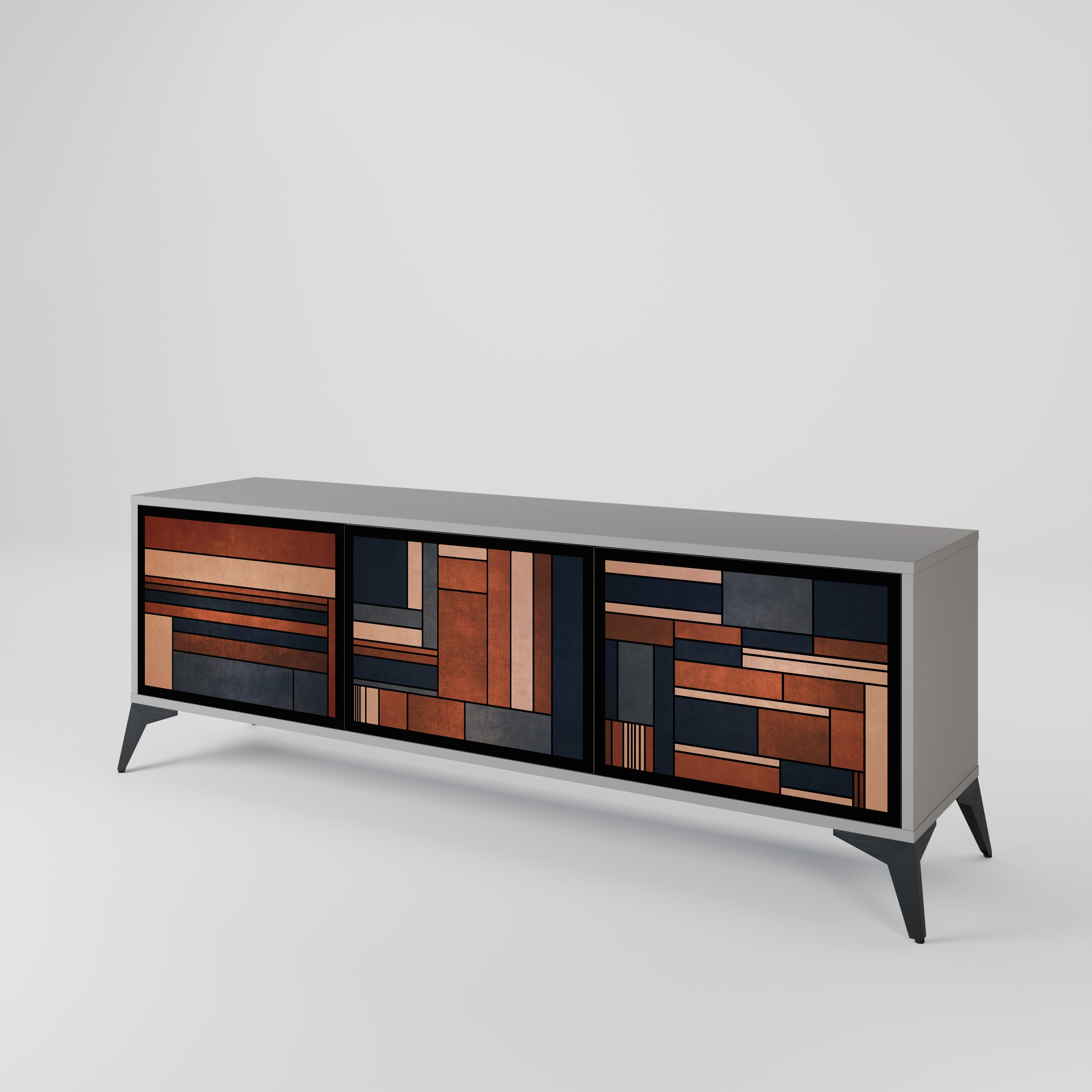 INTREPID FORMATION Mueble de TV de 3 Puertas