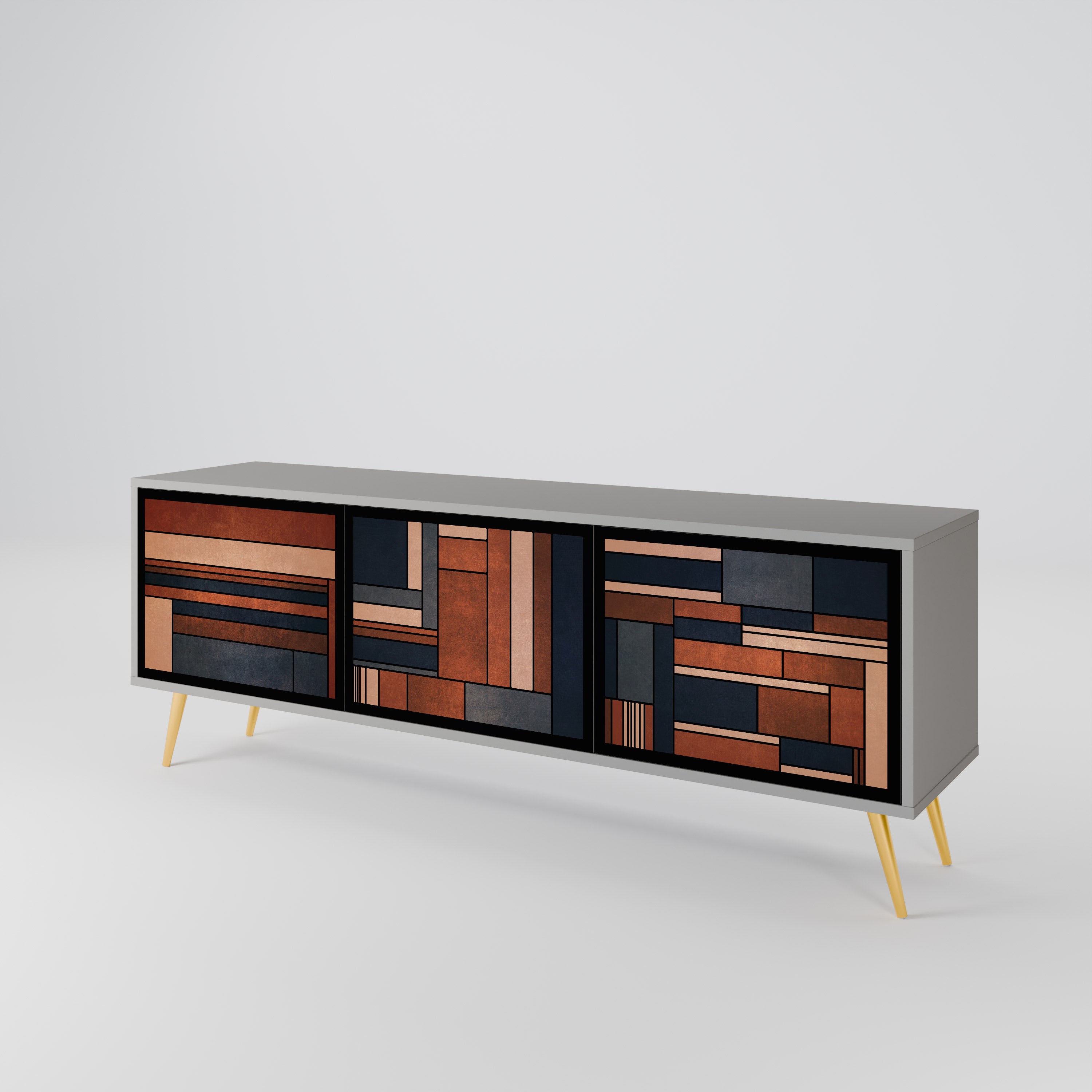 INTREPID FORMATION Mueble de TV de 3 Puertas