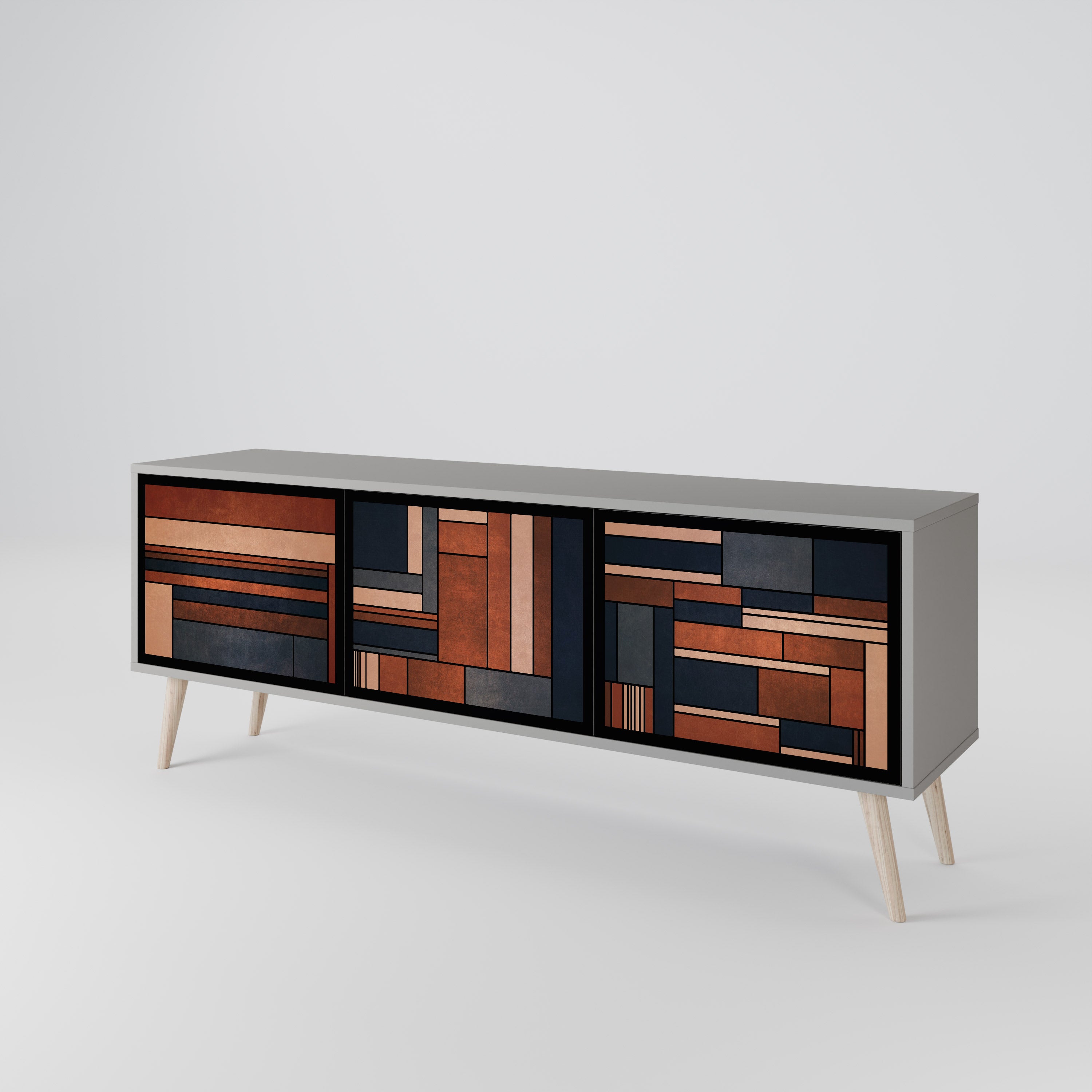 INTREPID FORMATION Mueble de TV de 3 Puertas